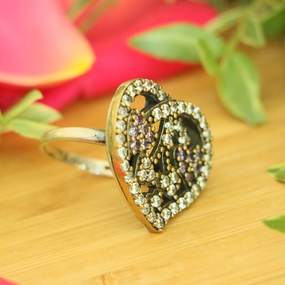 Sterling Silver Amethyst Stones and Topaz Stones - Picture 5 of 5